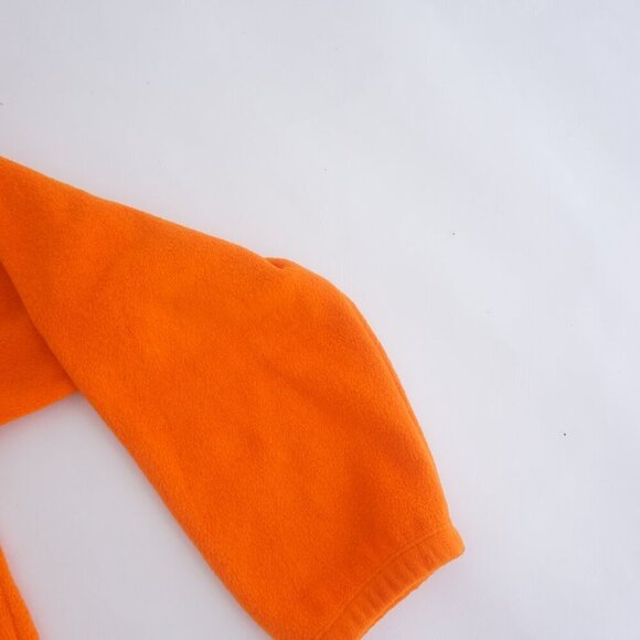 Vtg Tony Stewart #20 Orange Nascar Quarter Zip Fleece Sweater L By Competitors - Picture 5 of 11